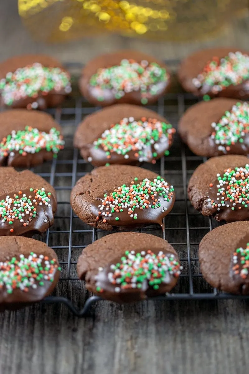 Chocolade kerstkoekjes