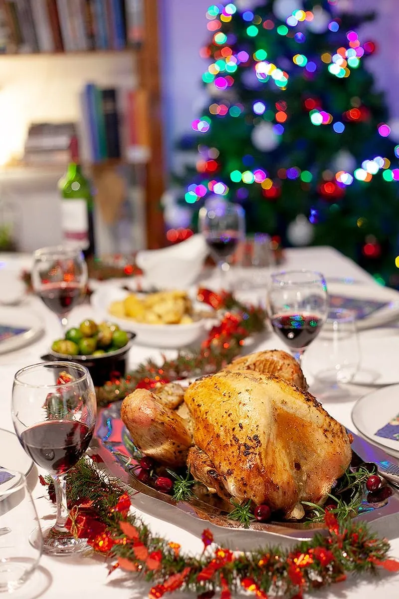 Hele kalkoen bereiden in de oven