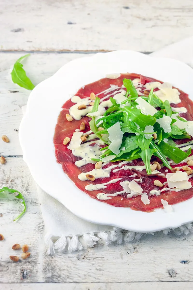 Klassieke carpaccio