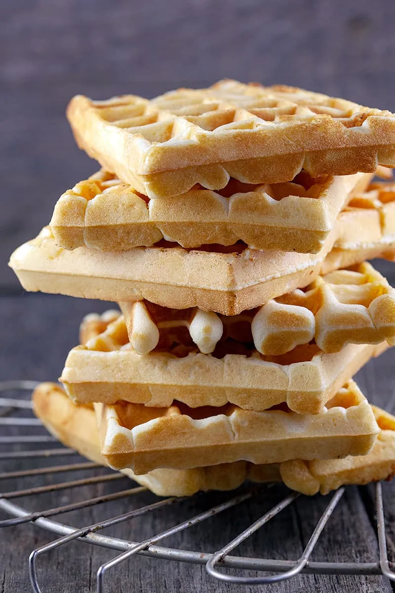 Zelfgemaakte wafels