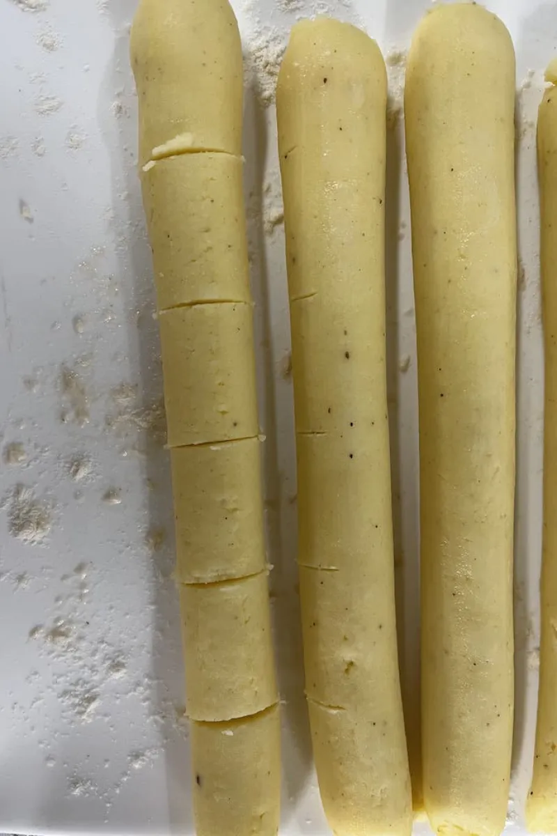 Aardappelkroketjes voorbereiden