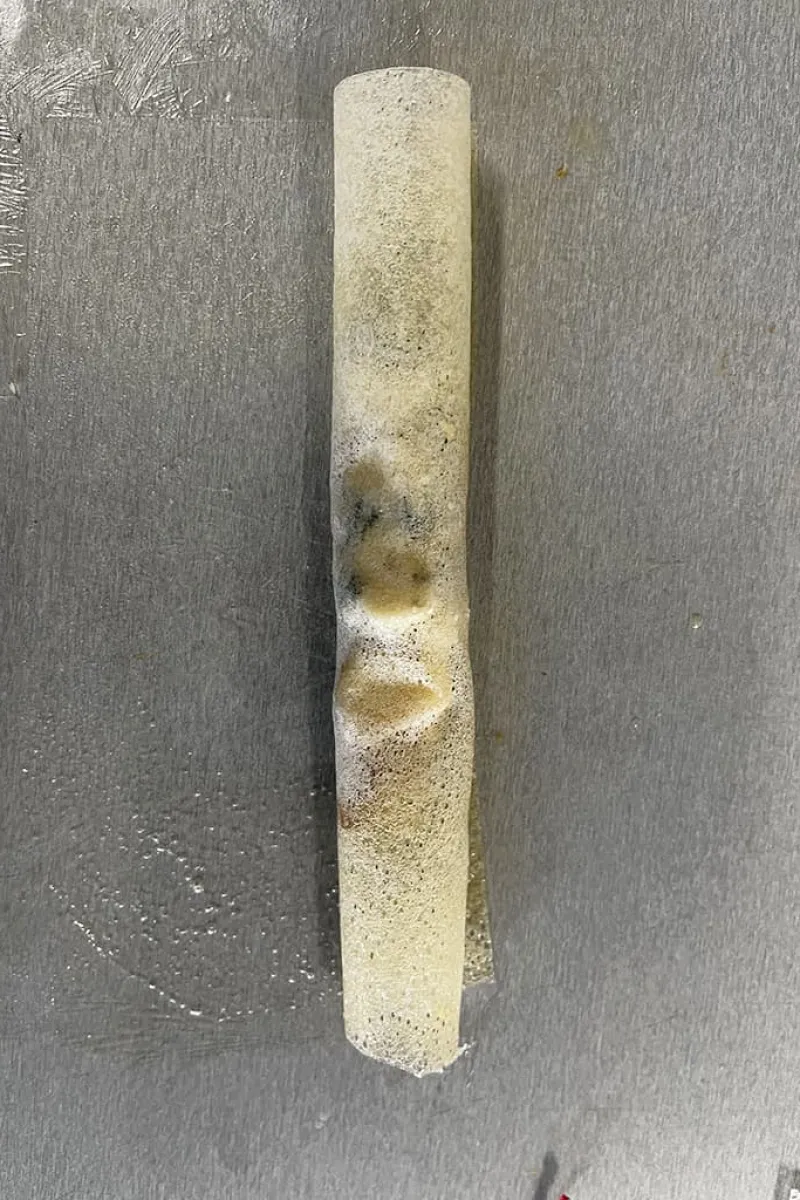 Filodeeg bonbons met kaas en walnoten stap 2 van 4