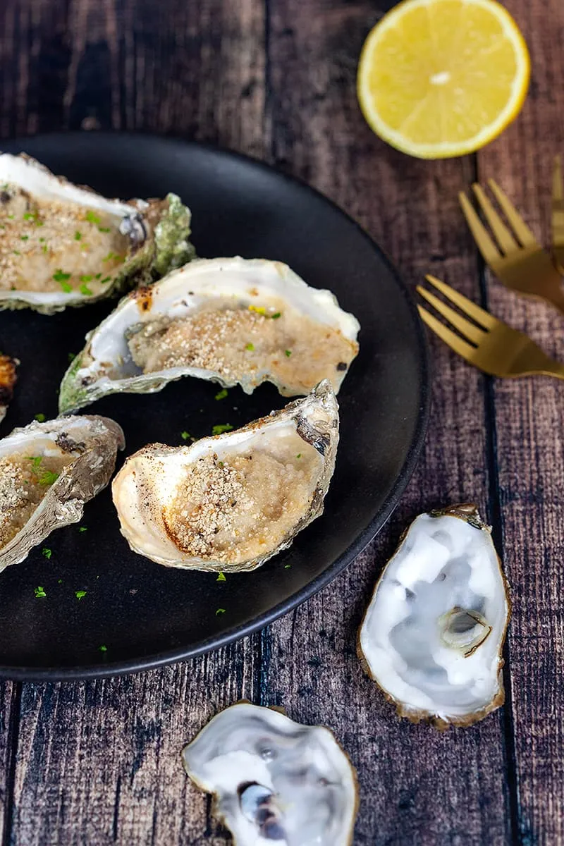 Gegratineerde oesters