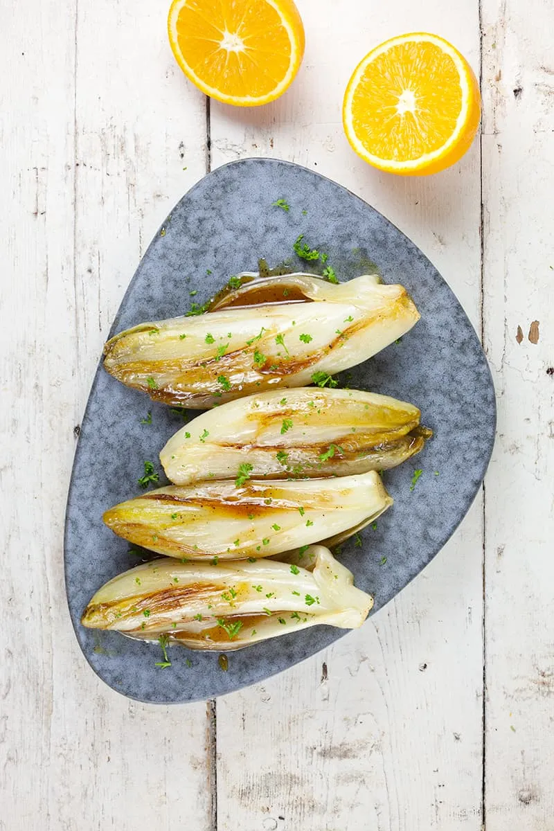 Gekarameliseerde witlof