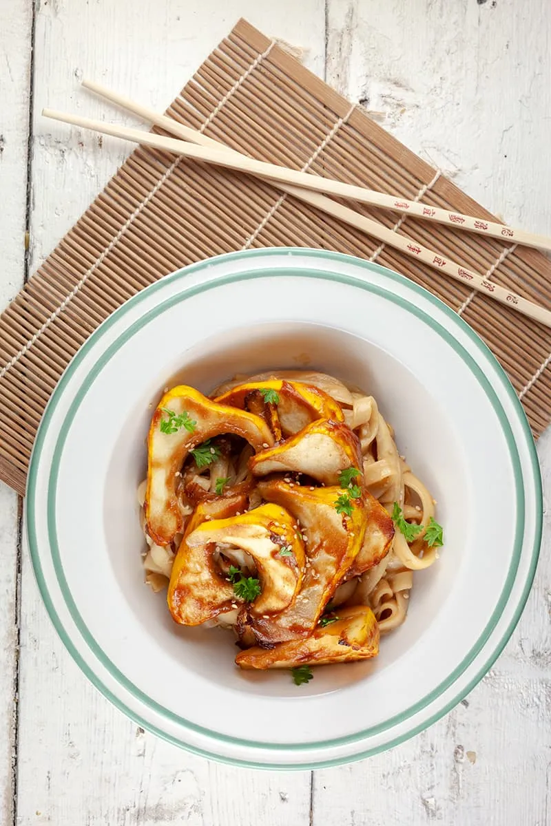 Geroosterde miso pompoen