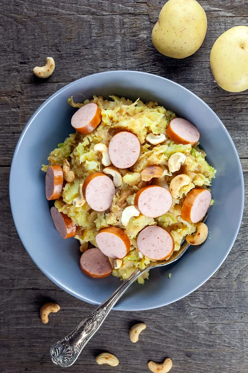 Groene kool stamppot