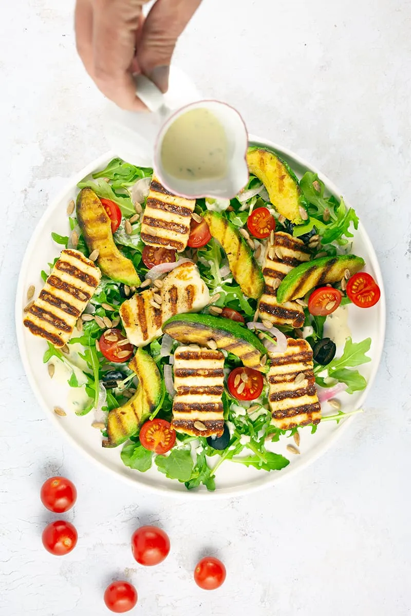Halloumi salade