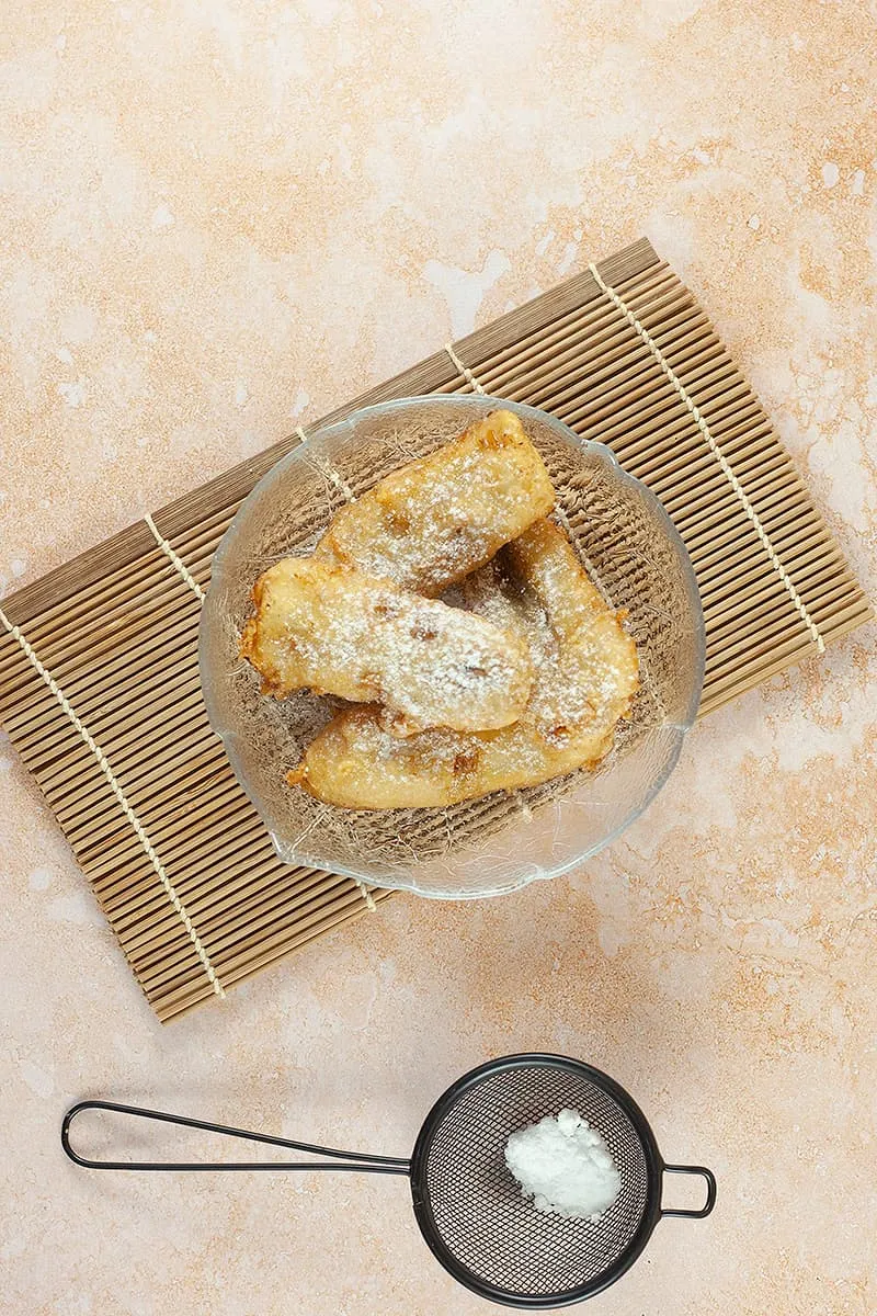 Pisang goreng (gebakken banaan)