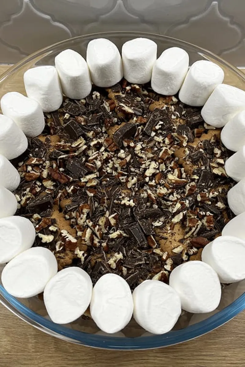 S'mores uit de oven bereiding