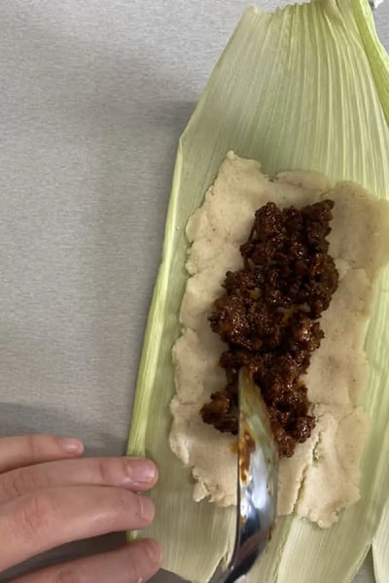 Zelf tamales maken - stap 4