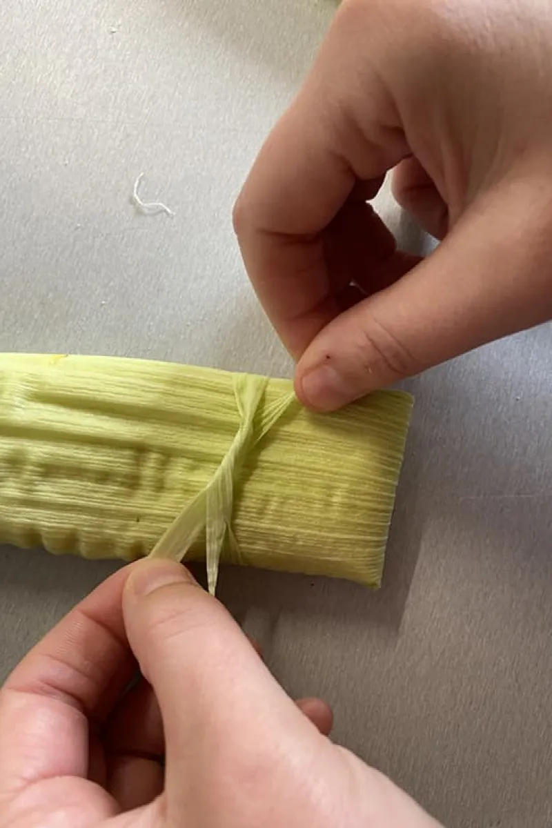 Zelf tamales maken - stap 7