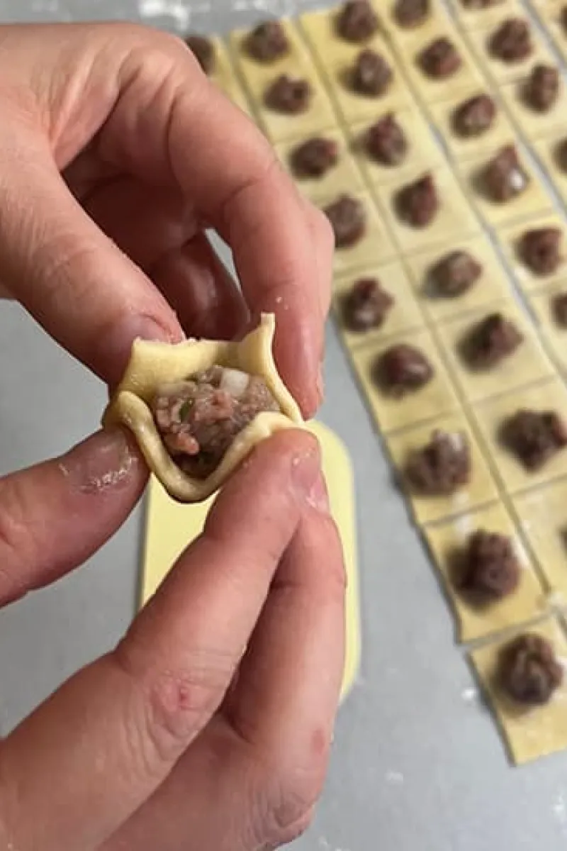 Turkse manti maken - stap 5