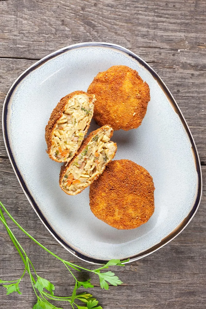 Zelfgemaakte bamischijf