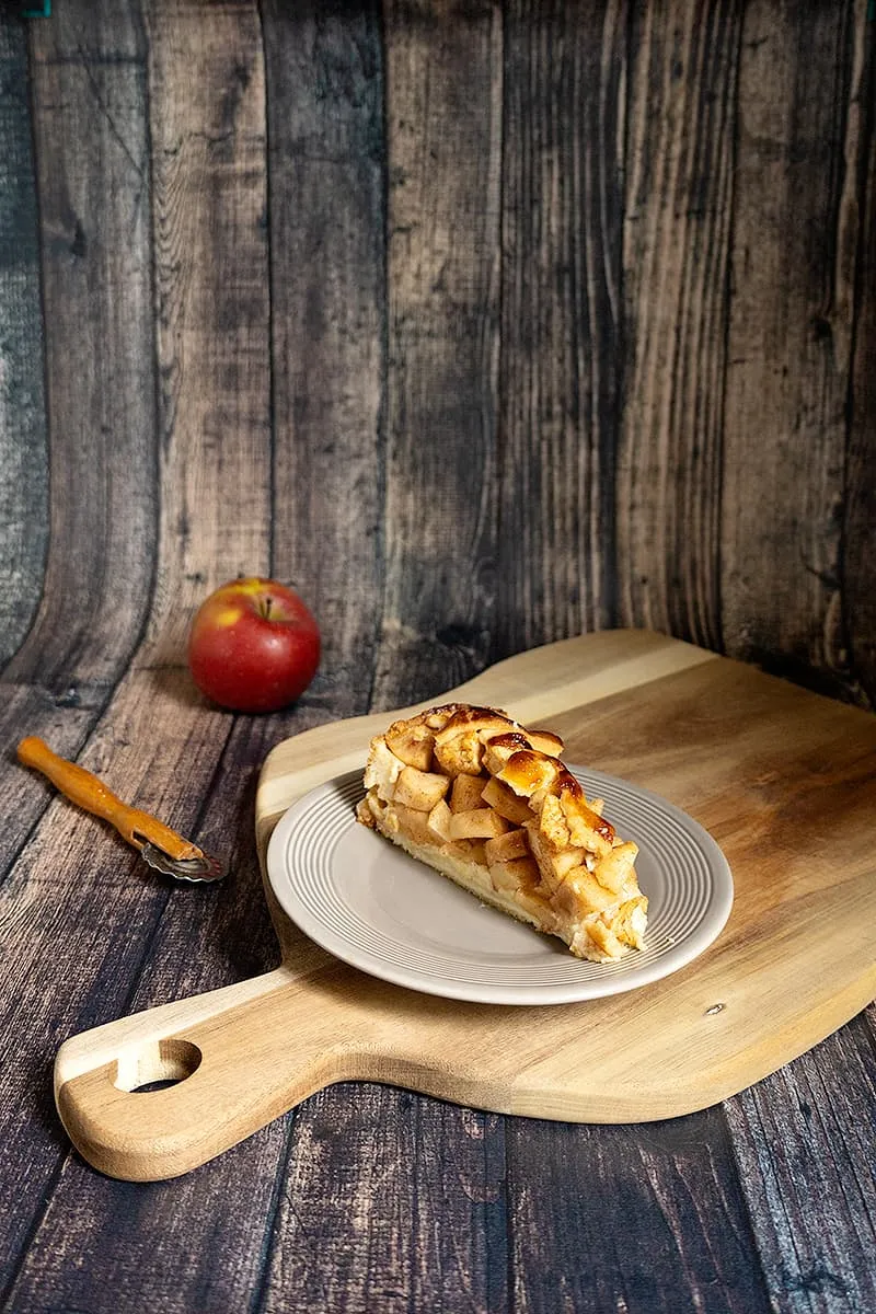 Appeltaart met custard