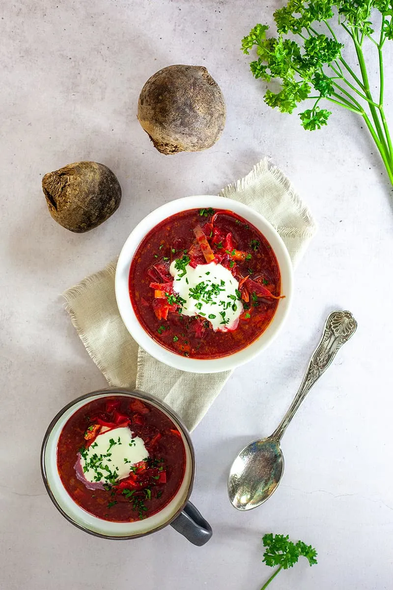 Borscht (rode bietensoep)