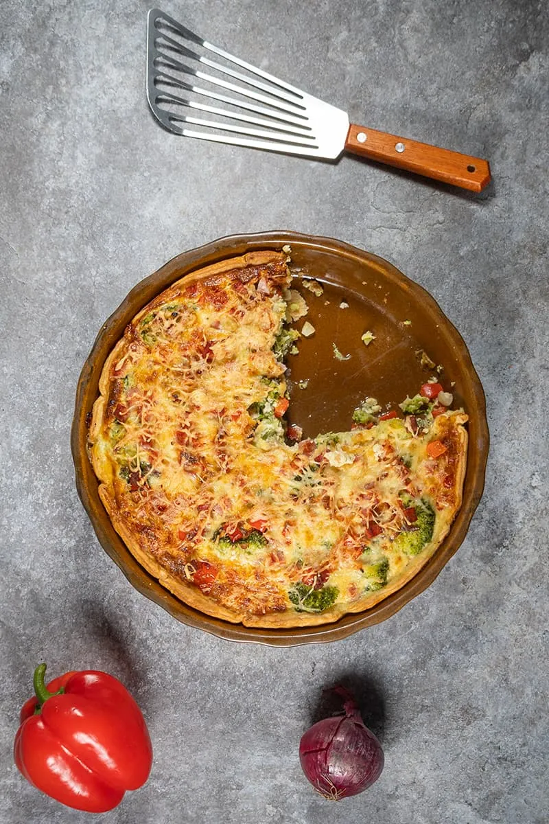 Broccoli quiche