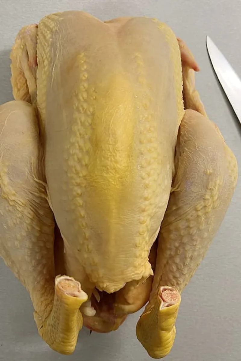 Zelf gevlinderde kip maken - stap 1