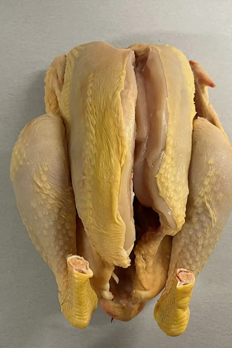 Zelf gevlinderde kip maken - stap 3