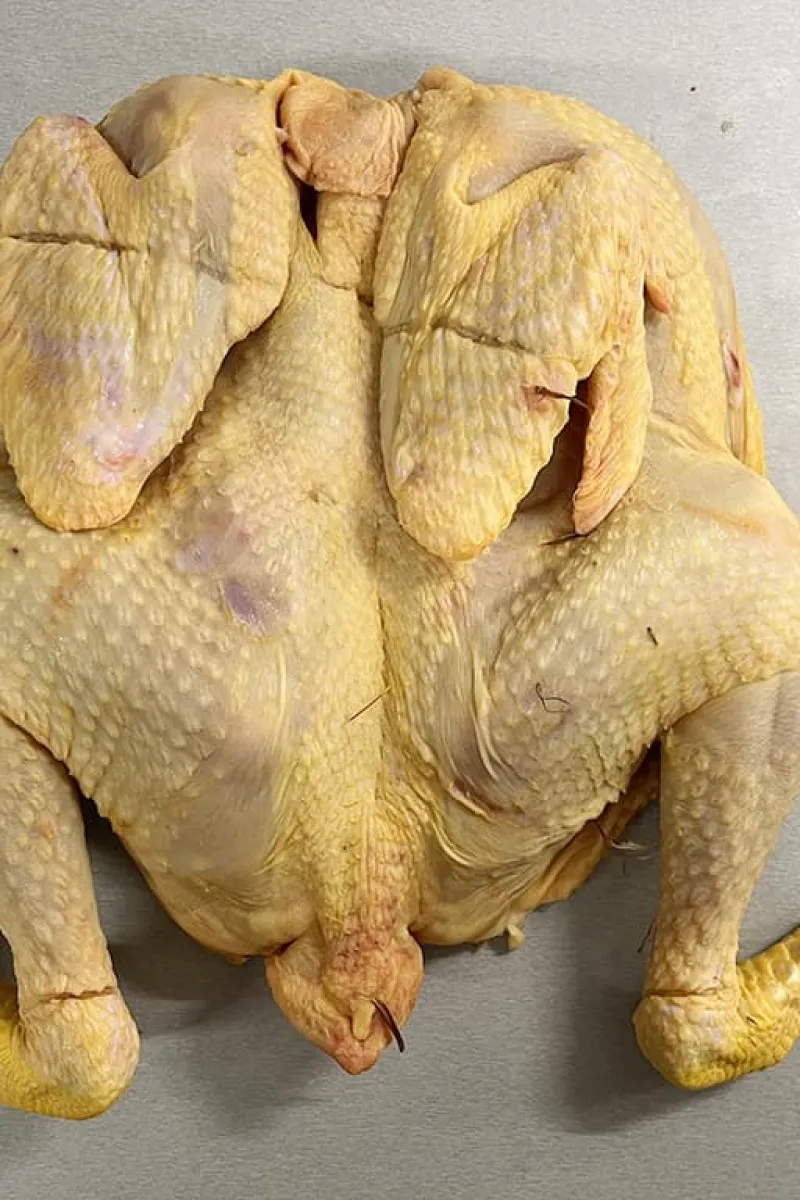 Zelf gevlinderde kip maken - stap 6