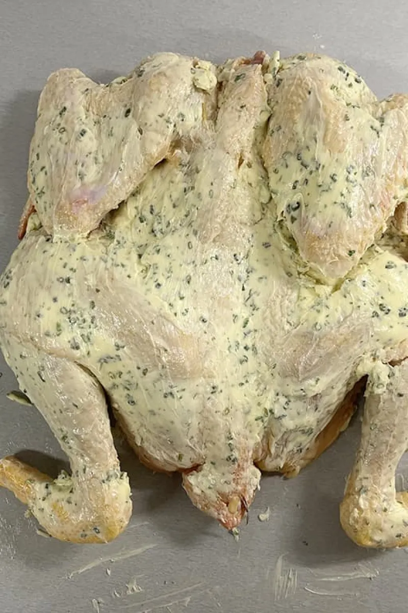 Zelf gevlinderde kip maken - stap 7