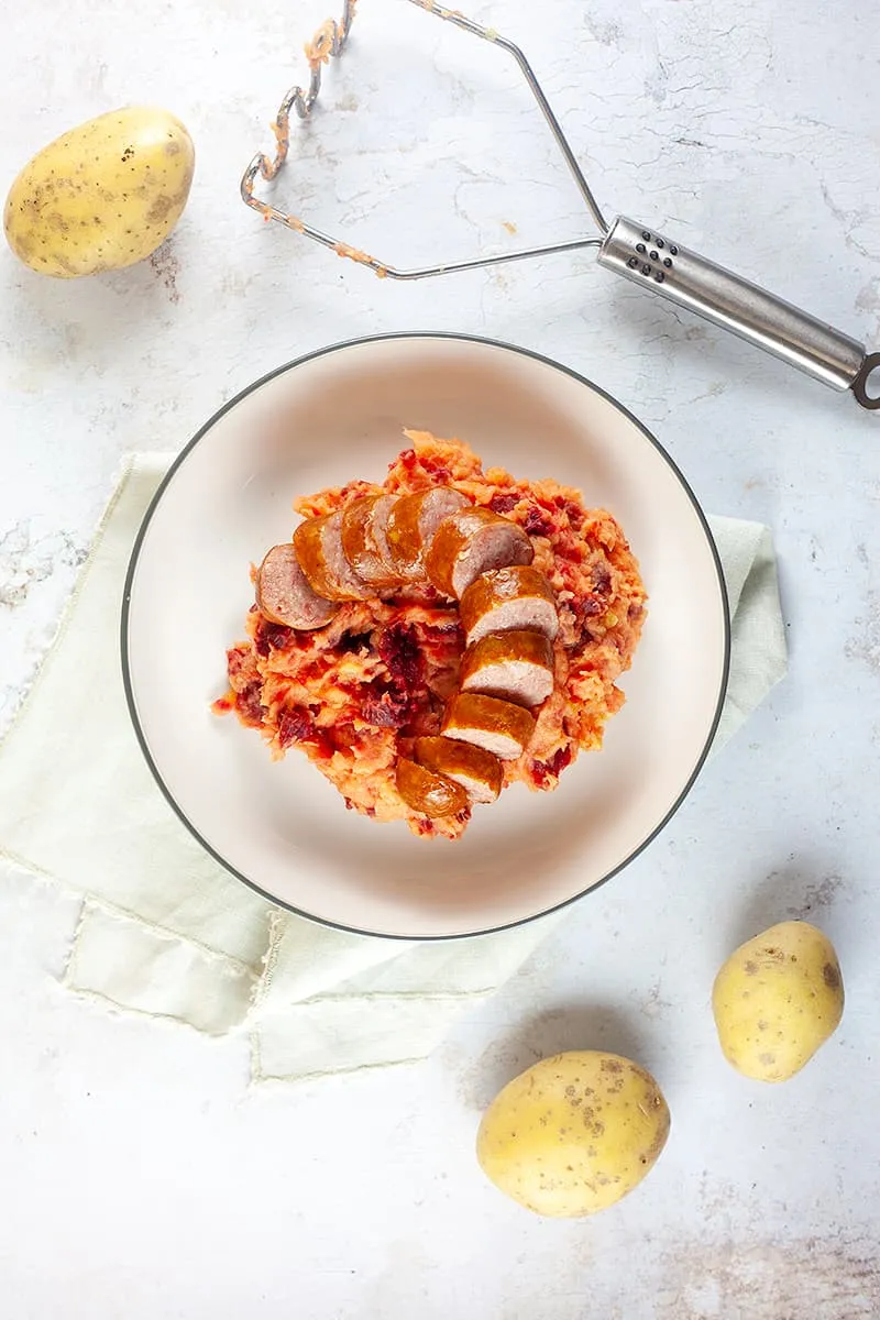 Rode bieten stamppot