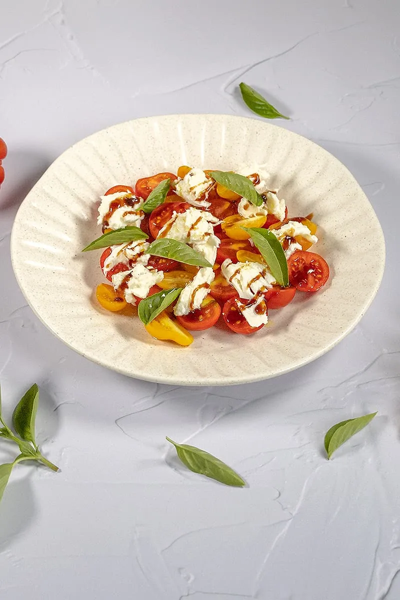 Salade caprese met balsamico