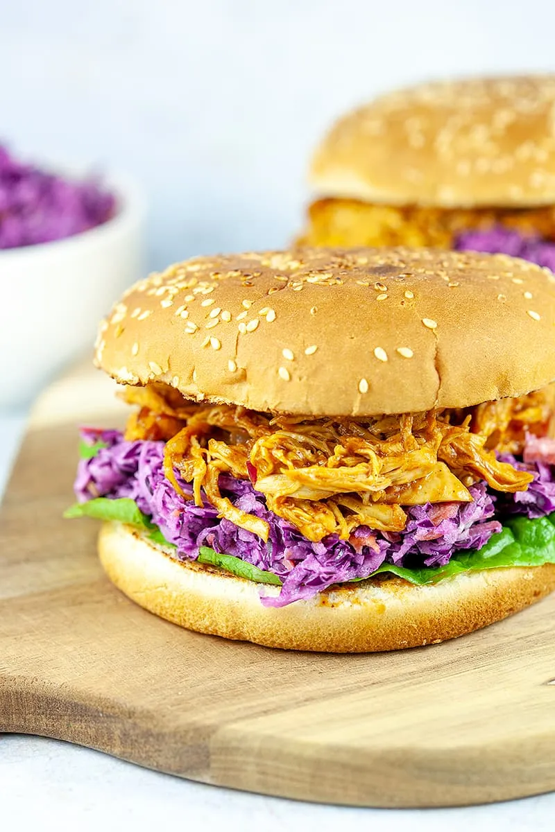 Snelle pulled chicken