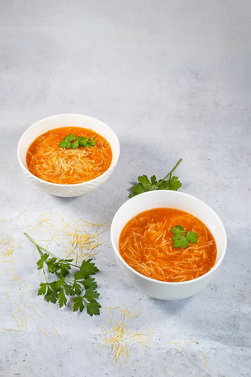 Sopa de Fideo (Mexicaanse vermicellisoep)