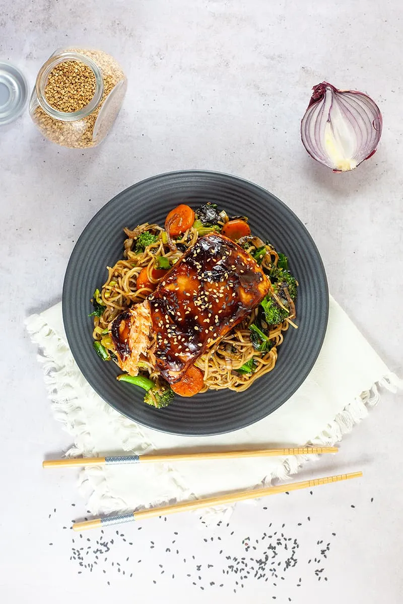 Zalm teriyaki