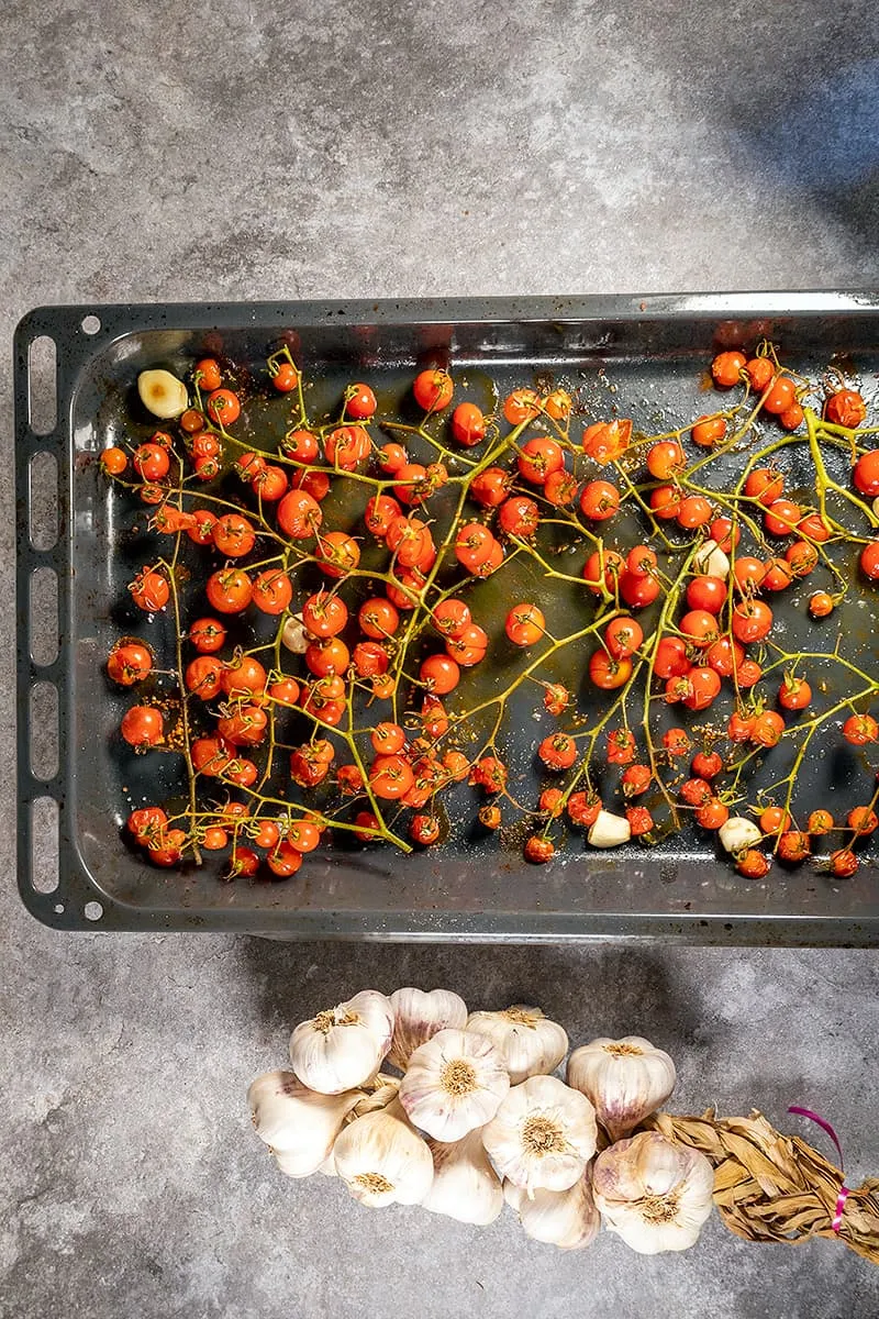 Cherrytomaatjes uit de oven