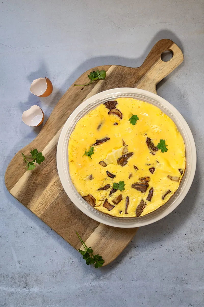 Eekhoorntjesbrood omelet