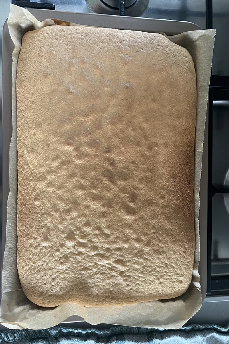 Frambozen bûche de Noël - stap 2