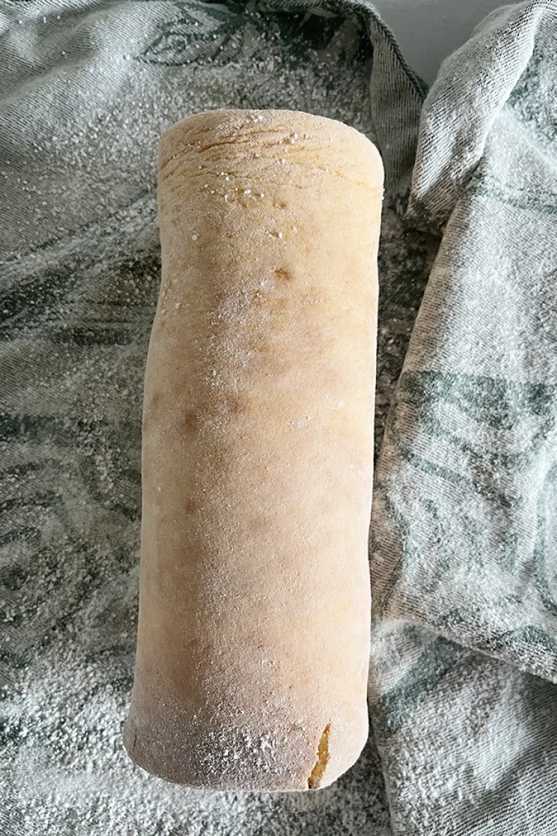 Frambozen bûche de Noël - stap 3