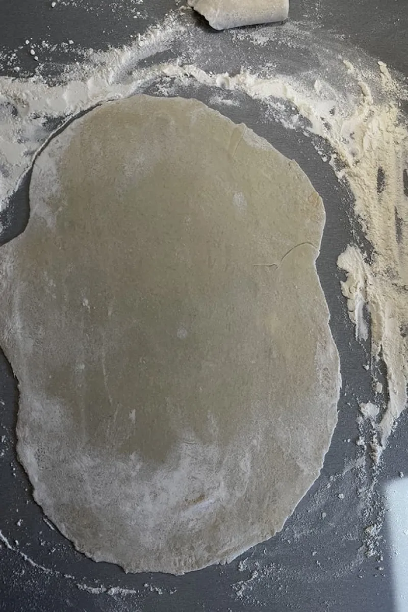 Zelf gözleme maken - stap 1