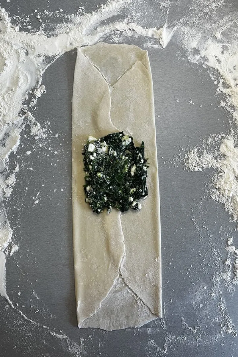 Zelf gözleme maken - stap 3