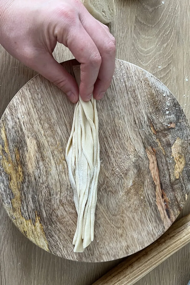 Lachha paratha maken - stap 3