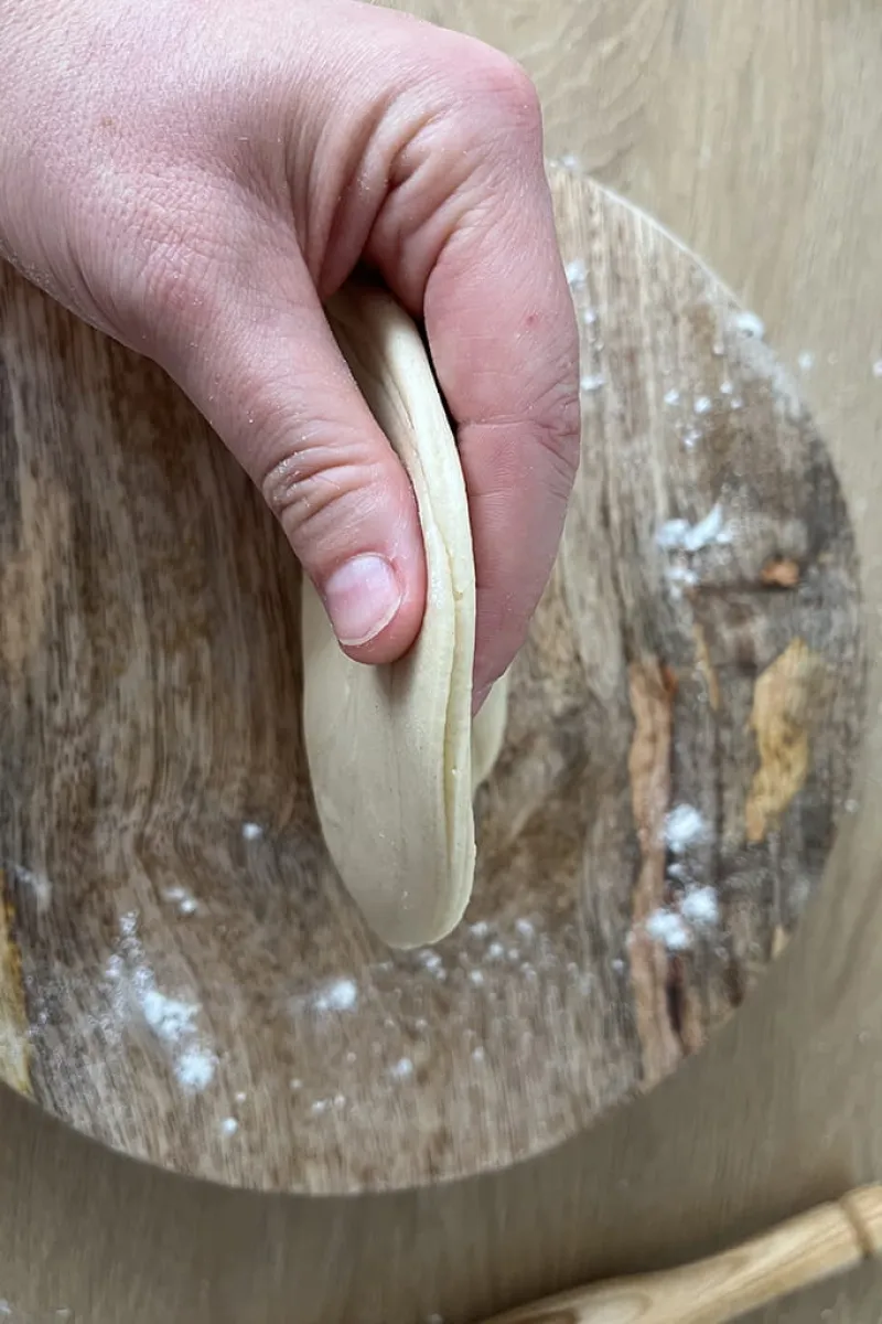 Lachha paratha maken - stap 7