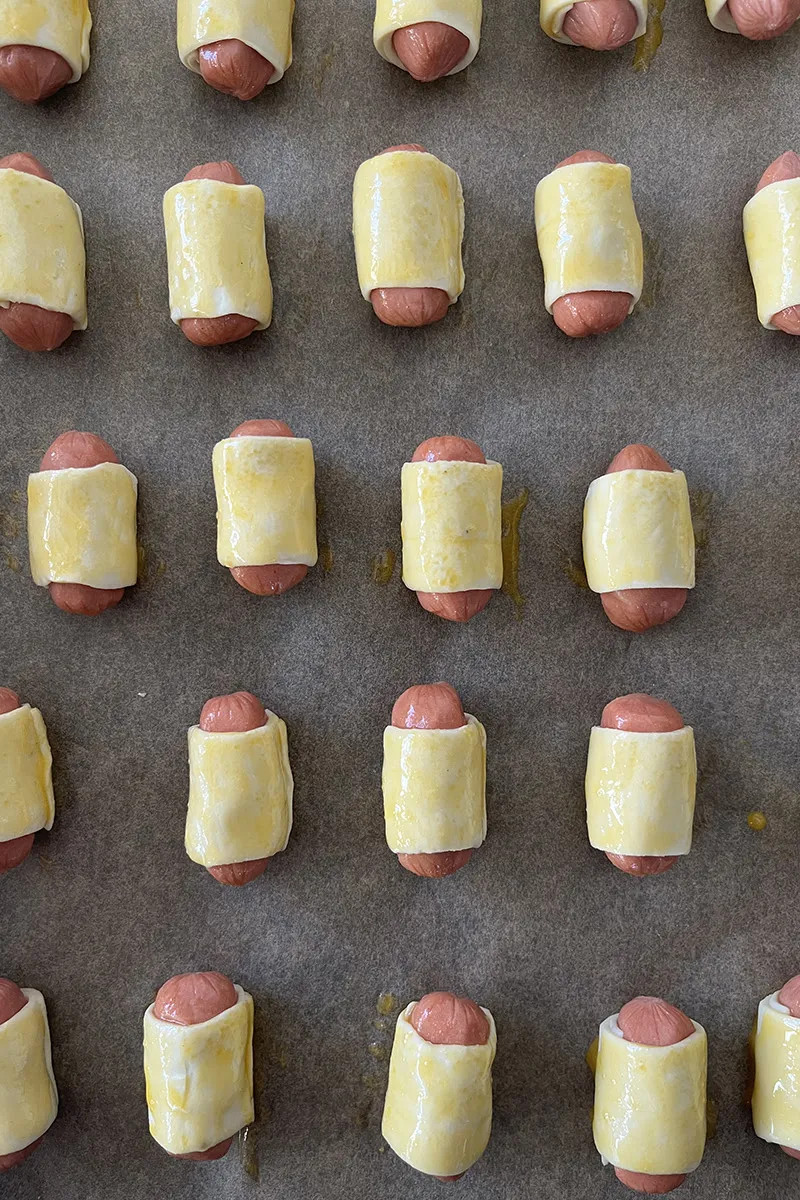 Pigs in a blanket - stap 2