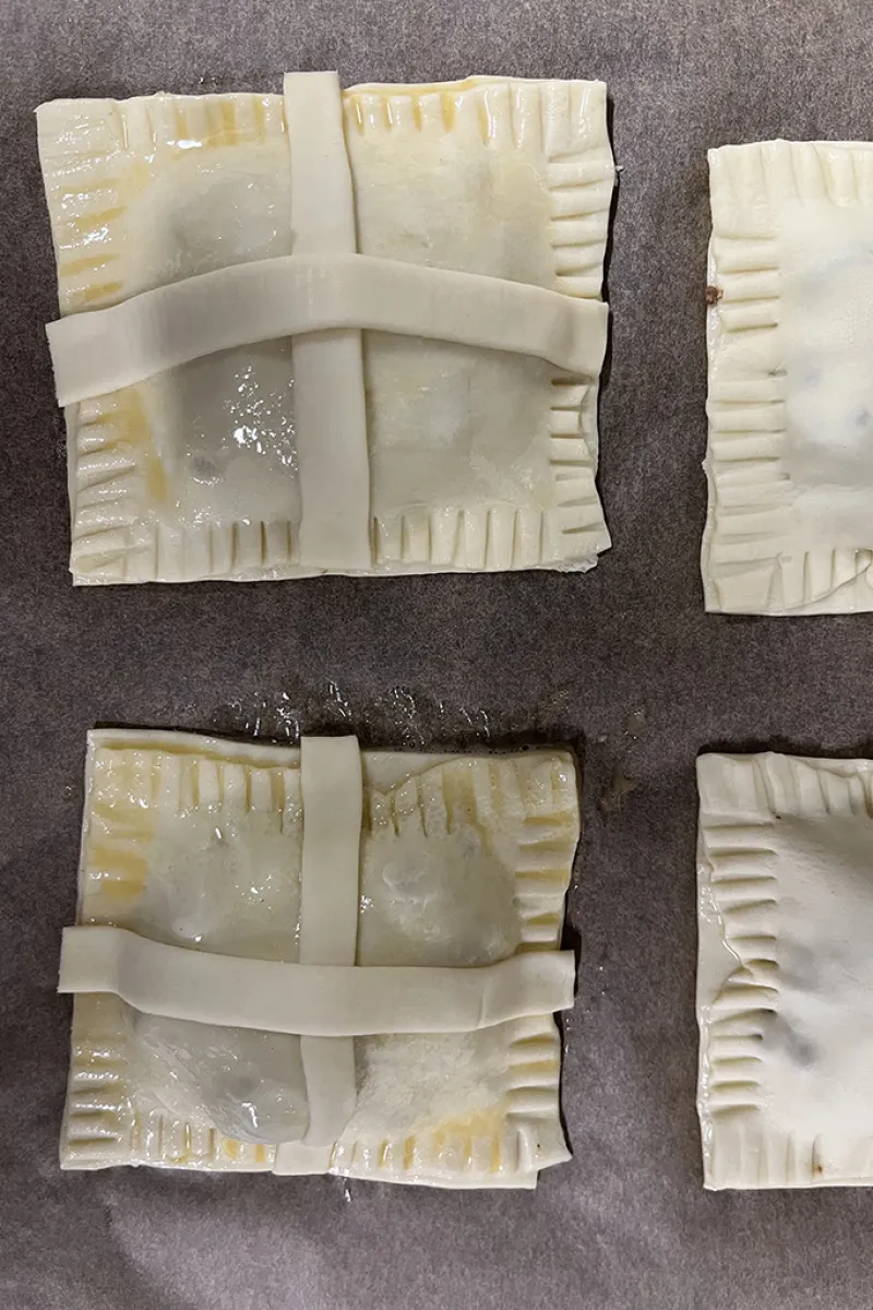 Sinterklaas pakjes van bladerdeeg maken - stap 2