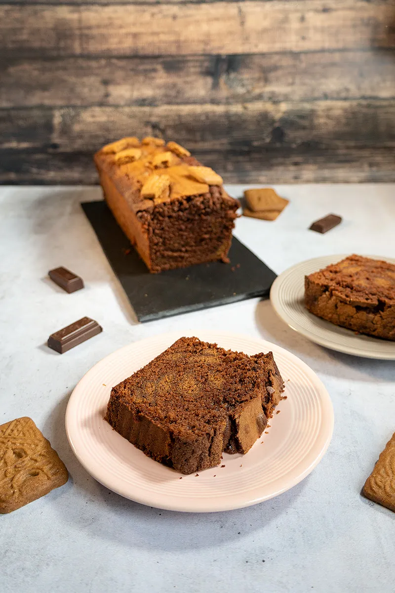 Speculaascake met chocolade