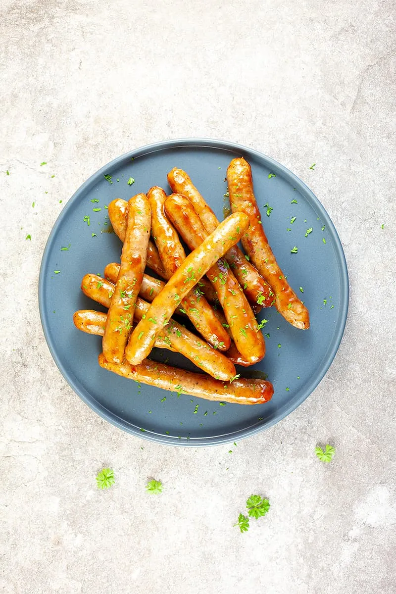 Sticky chipolata worstjes