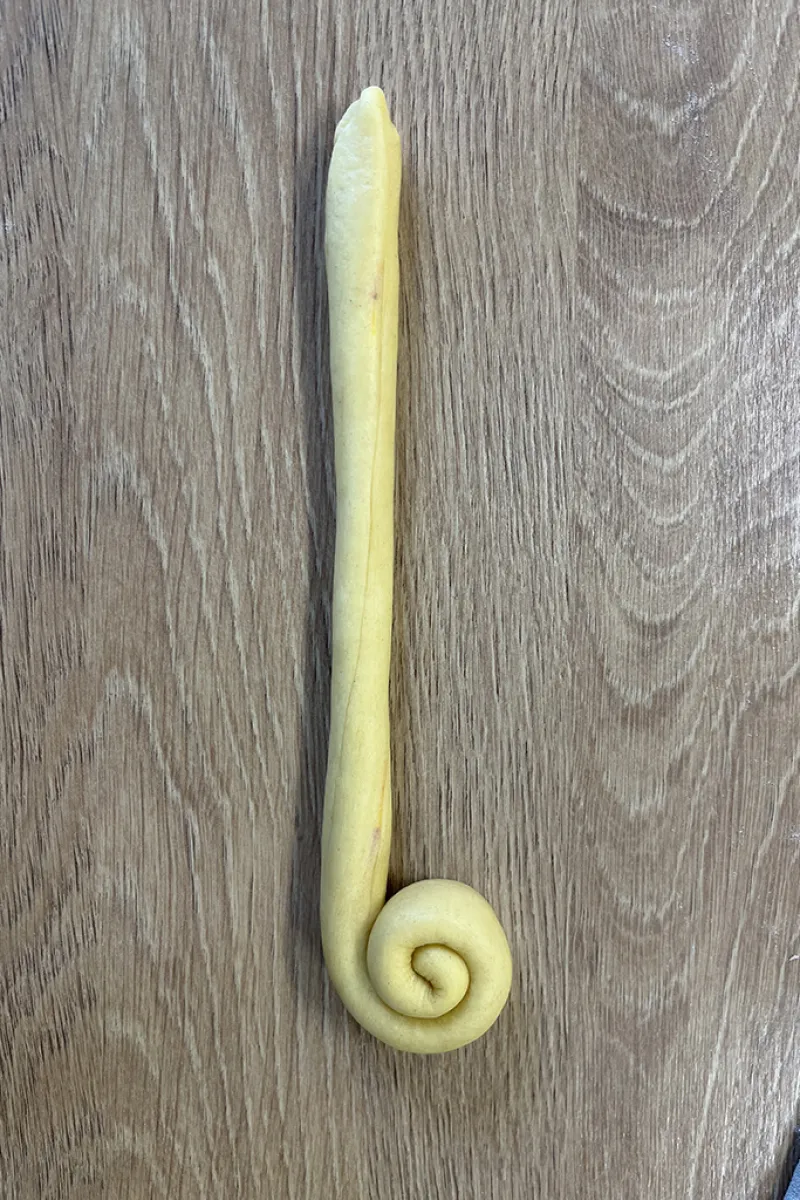 Zweedse saffraanbroodjes maken - stap 2