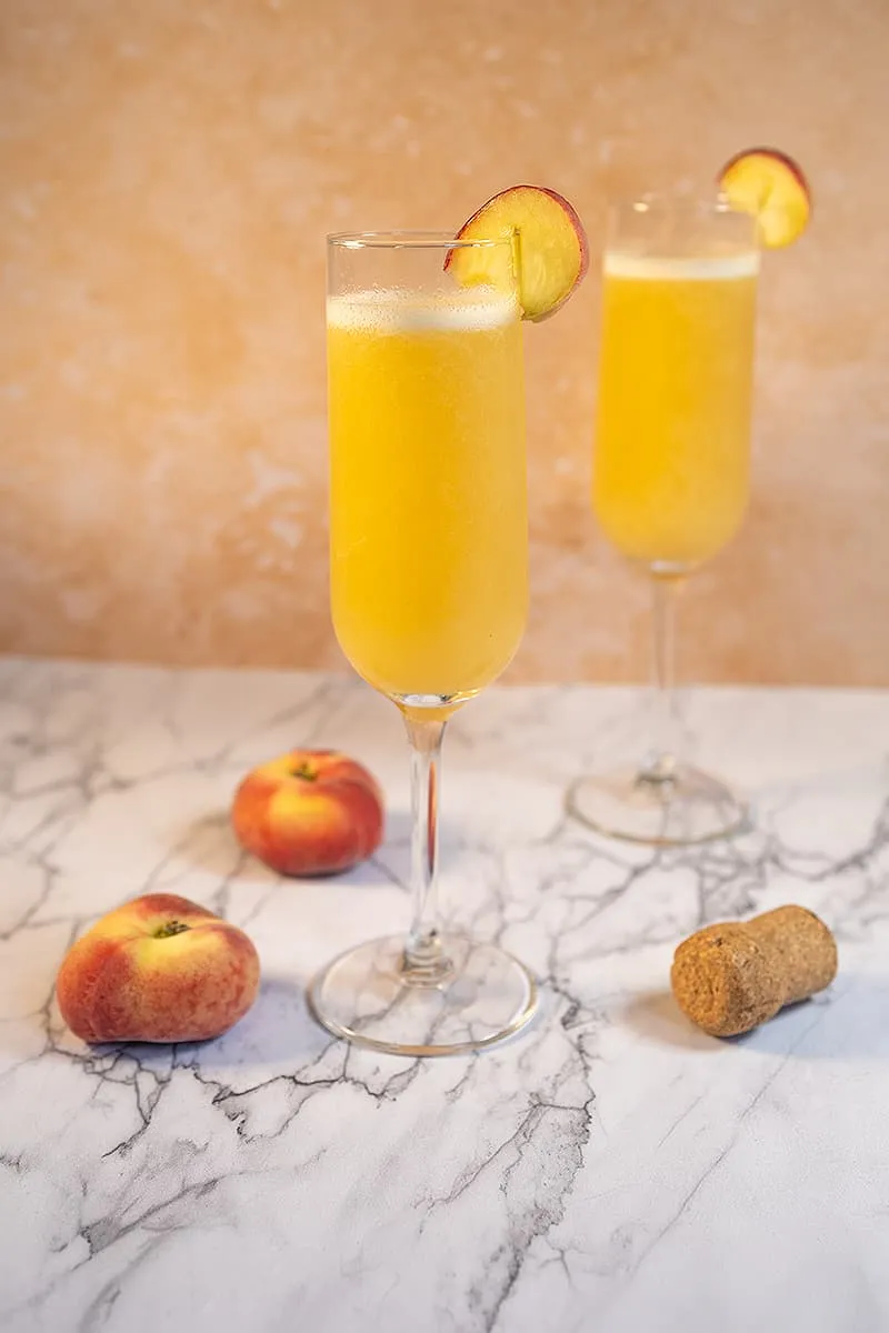 Bellini cocktail