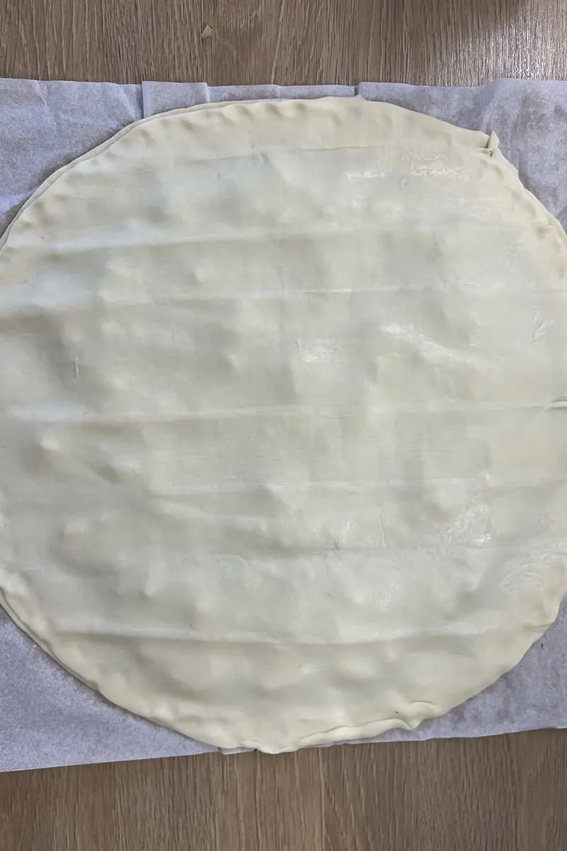 Bladerdeeg met Nutella en peer maken - stap 2