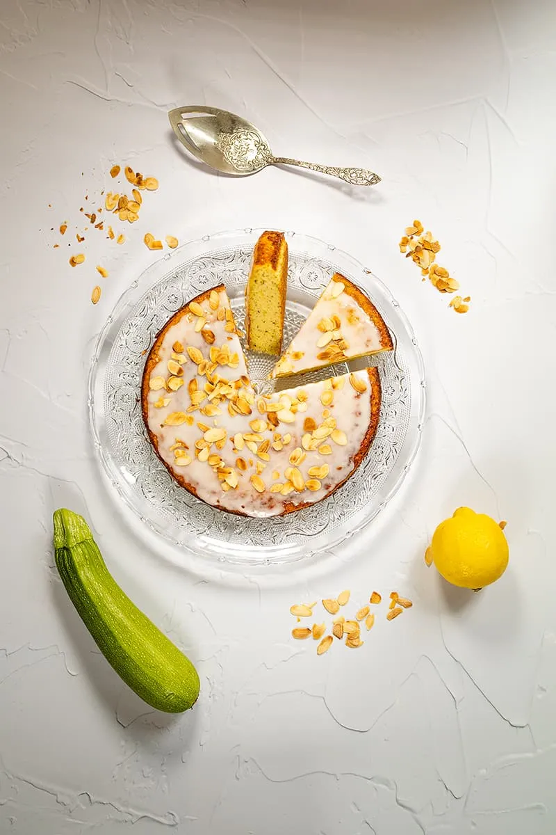 Courgette cake met amandel