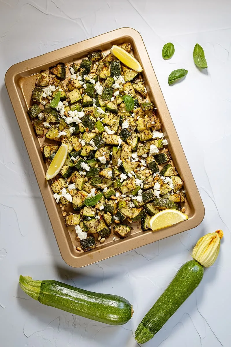 Courgette uit de oven