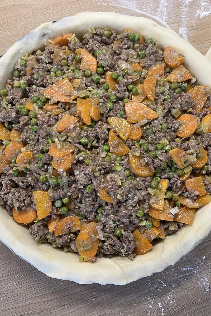 Engelse meat pie maken - stap 1