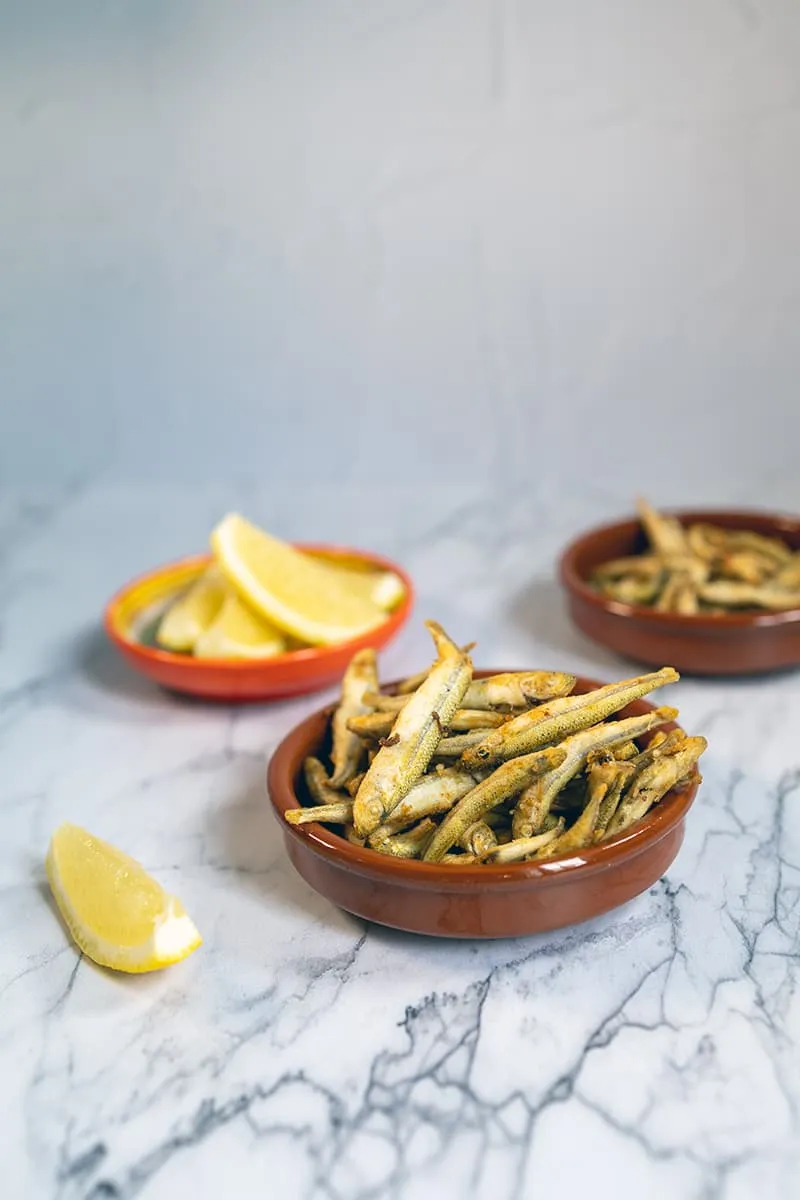 Kleine gefrituurde visjes