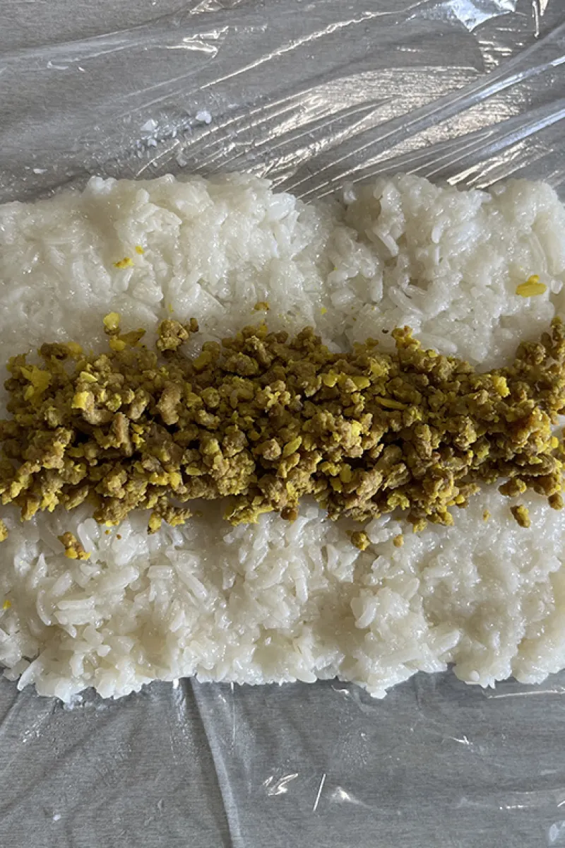 Lemper met gehakt maken