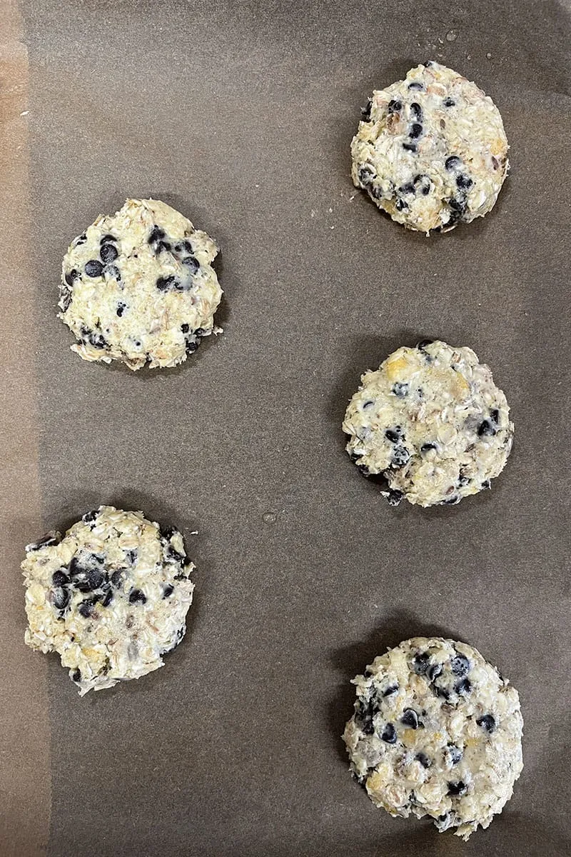 Muesli koekjes voorbereiden